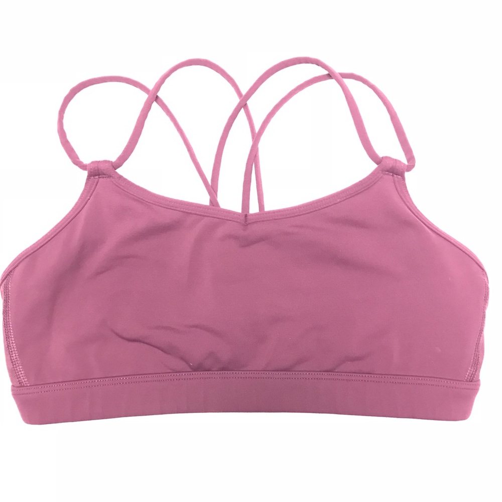 Lululemon burgundy sports bra size 4
